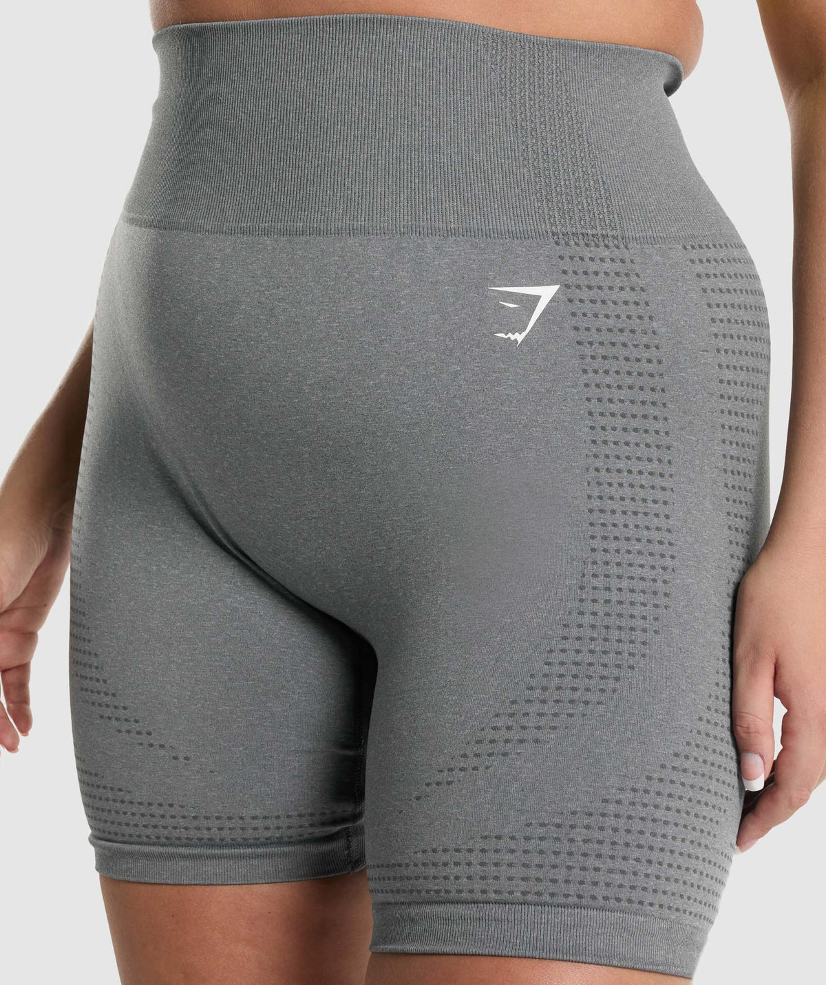 GYMSHARK VITAL SEAMLESS 2.0 DARK GREY ŠORTAI