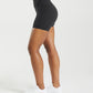 GYMSHARK WHITNEY MESH BLACK ŠORTAI