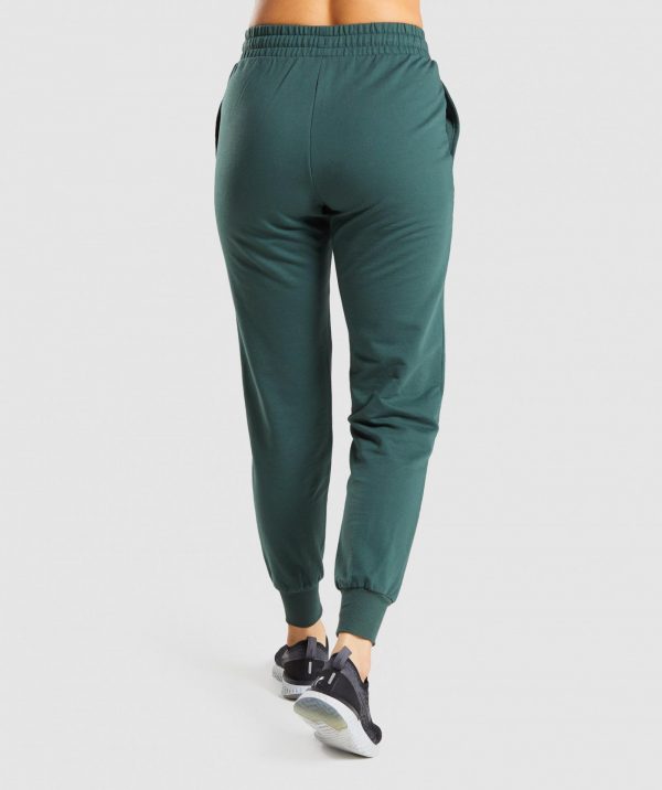 GYMSHARK WOMENS TRAINING DARK GREEN KELNĖS