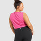 GYMSHARK TRAINING CROP TANK HOT PINK SPORTINĖ PALAIDINĖ