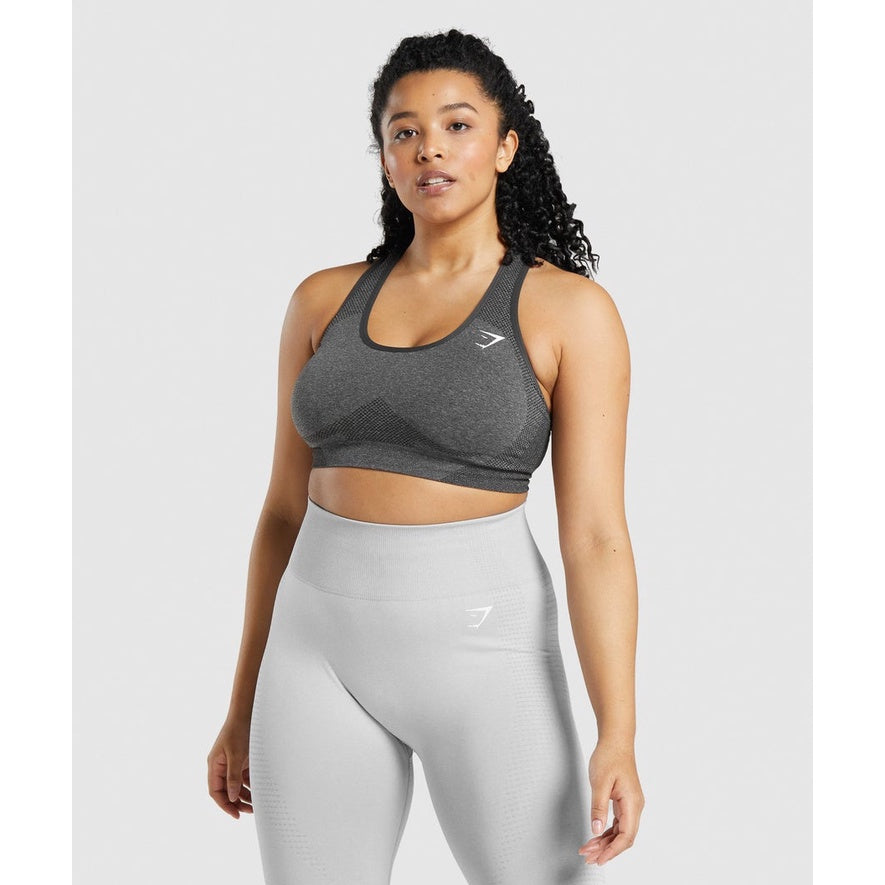 GYMSHARK VITAL SEAMLESS DARK GREY LIEMENĖLĖ