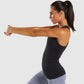 GYMSHARK VITAL SEAMLESS VEST BLACK SPORTINĖ PALAIDINĖ