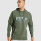 GYMSHARK GSLC HOODIE GREEN DŽEMPERIS