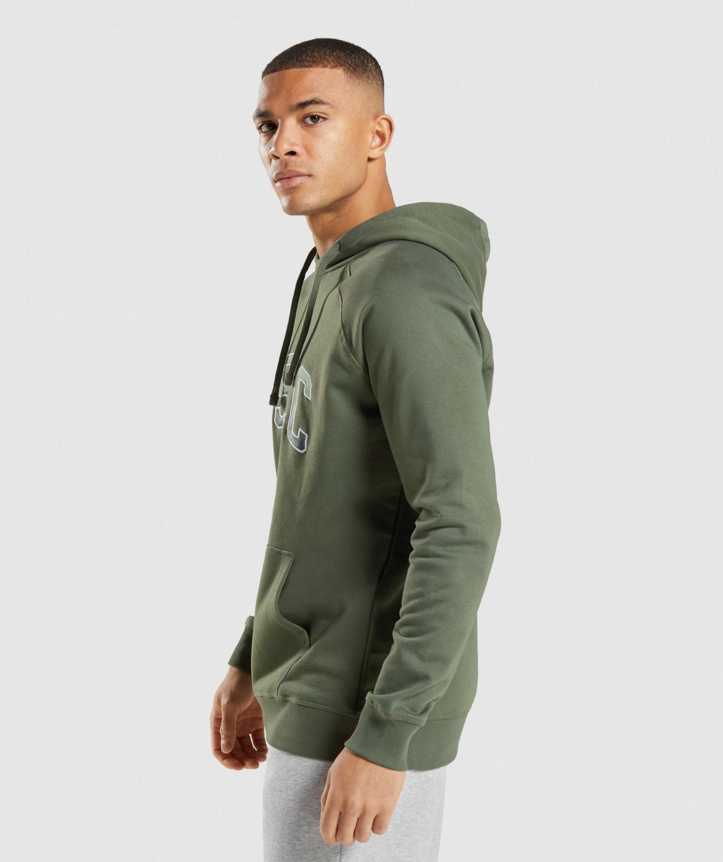 GYMSHARK GSLC HOODIE GREEN DŽEMPERIS