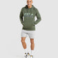 GYMSHARK GSLC HOODIE GREEN DŽEMPERIS