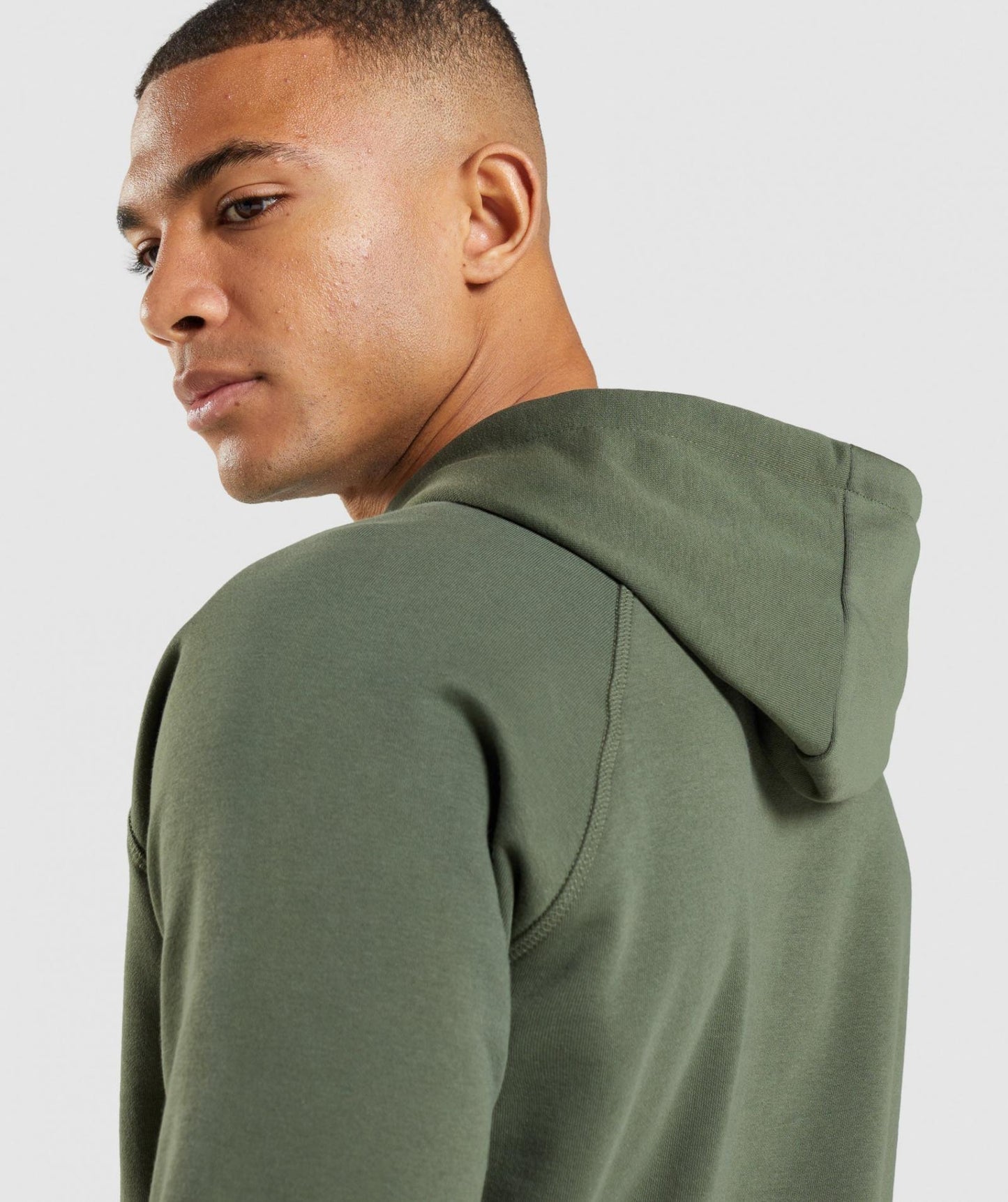 GYMSHARK GSLC HOODIE GREEN DŽEMPERIS