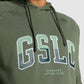 GYMSHARK GSLC HOODIE GREEN DŽEMPERIS