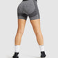GYMSHARK FLEX DARK GREY/BLACK ŠORTAI