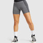 GYMSHARK FLEX DARK GREY/BLACK ŠORTAI