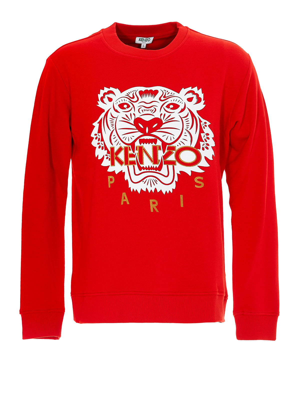 KENZO TIGER SWEATSHIRT 11256 RED WHITE DŽEMPERIS