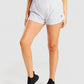 GYMSHARK ESSENTIAL LOSE TRAINING WHITE ŠORTAI