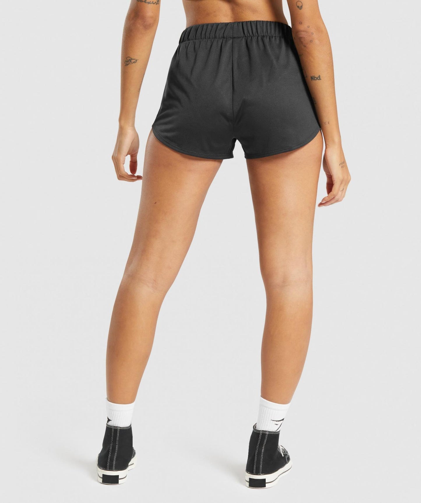 GYMSHARK TRAINING MESH BLACK ŠORTAI