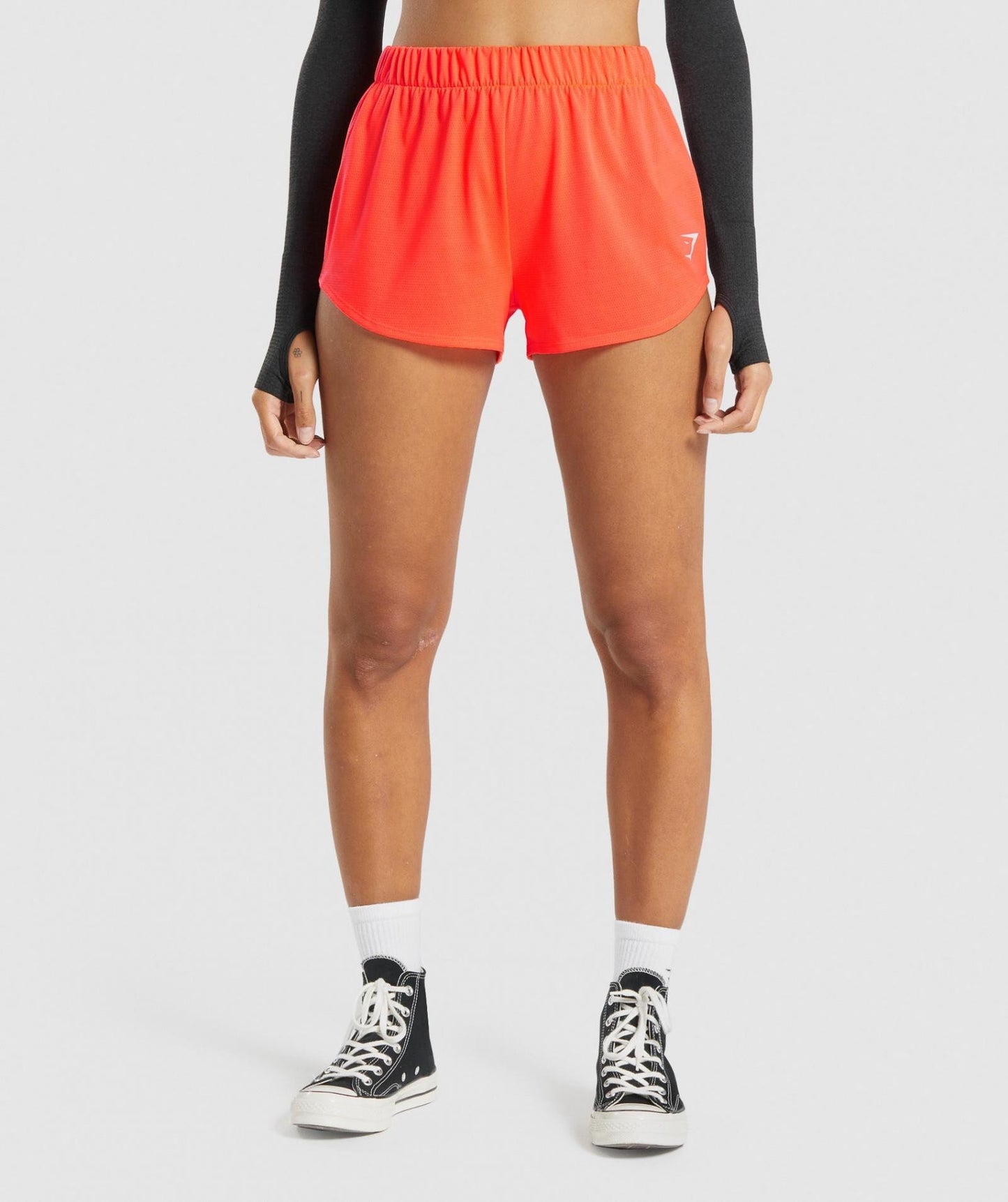 GYMSHARK TRAINING MESH NEON PINK ŠORTAI