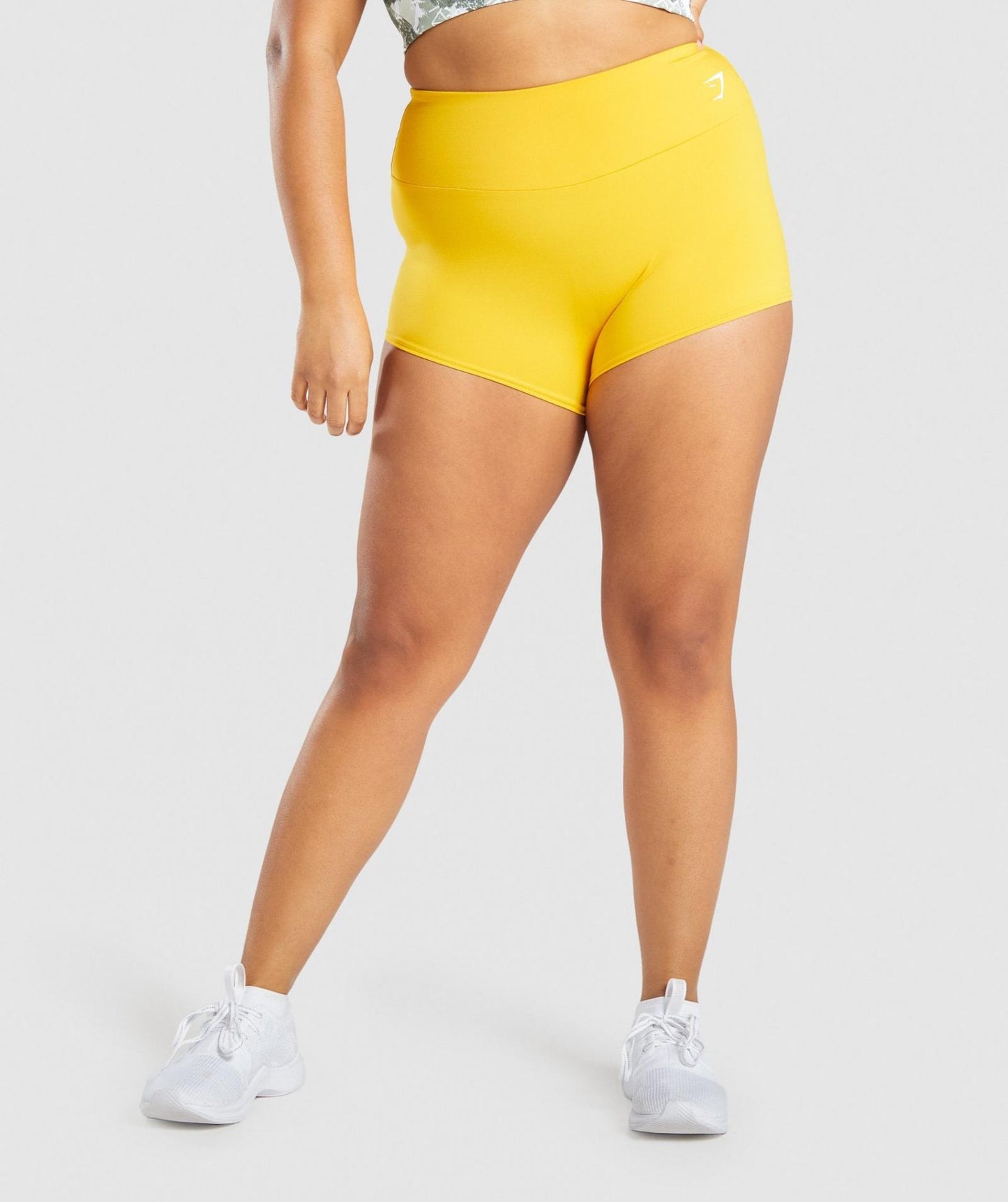 GYMSHARK TRAINING SHORT LENGTH MUSTARD YELLOW ŠORTAI