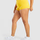 GYMSHARK TRAINING SHORT LENGTH MUSTARD YELLOW ŠORTAI
