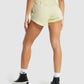 GYMSHARK TRAINING SWEAT YELLOW ŠORTAI