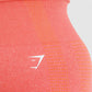 GYMSHARK VITAL SEAMLESS 2.0 CORAL ORANGE ŠORTAI