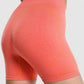 GYMSHARK VITAL SEAMLESS 2.0 CORAL ORANGE ŠORTAI
