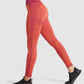 GYMSHARK WTFLEX SEAMLESS HIGH WASTED ORANGE/RED MIX TAMPRĖS