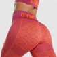 GYMSHARK WTFLEX SEAMLESS HIGH WASTED ORANGE/RED MIX TAMPRĖS