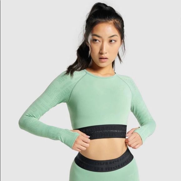 GYMSHARK VISION GREEN SPORTINĖ PALAIDINĖ