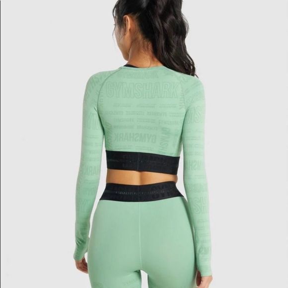 GYMSHARK VISION GREEN SPORTINĖ PALAIDINĖ