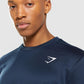 GYMSHARK ARRIVAL CREW SWEATSHIRT DARK BLUE DŽEMPERIS