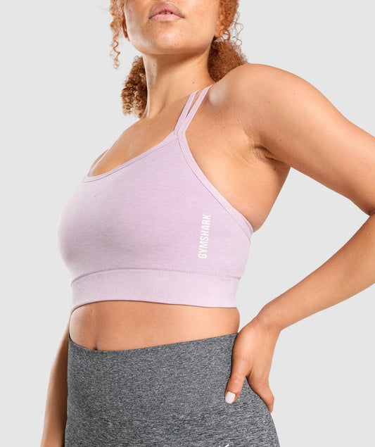 GYMSHARK ADAPT MARL SEAMLESS LIGHT PURPLE LIEMENĖLĖ