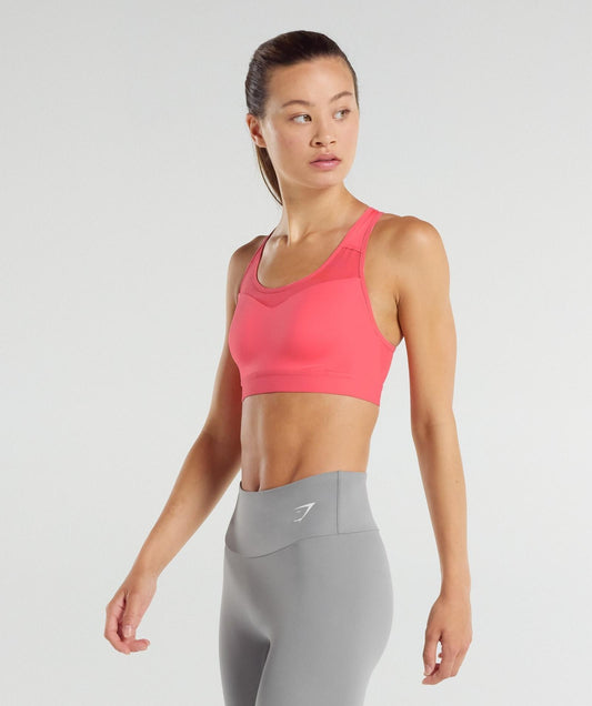 GYMSHARK OPEN BACK TRAINING NEON PINK LIEMENĖLĖ