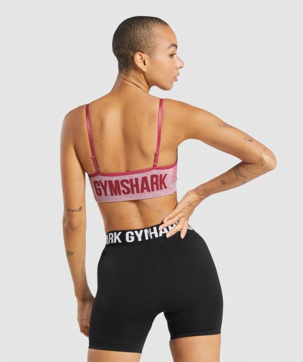 GYMSHARK FLEX STRAPPY RED LIEMENĖLĖ