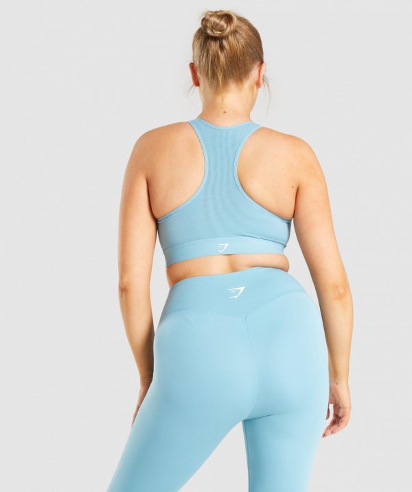 GYMSHARK LIGHTWEIGHT HIGH SUPPORT TURQUOISE BLUE LIEMENĖLĖ