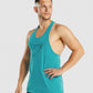 GYMSHARK SHARKHEAD INFILL STRINGER OCEAN BLUE SPORTINĖ PALAIDINĖ