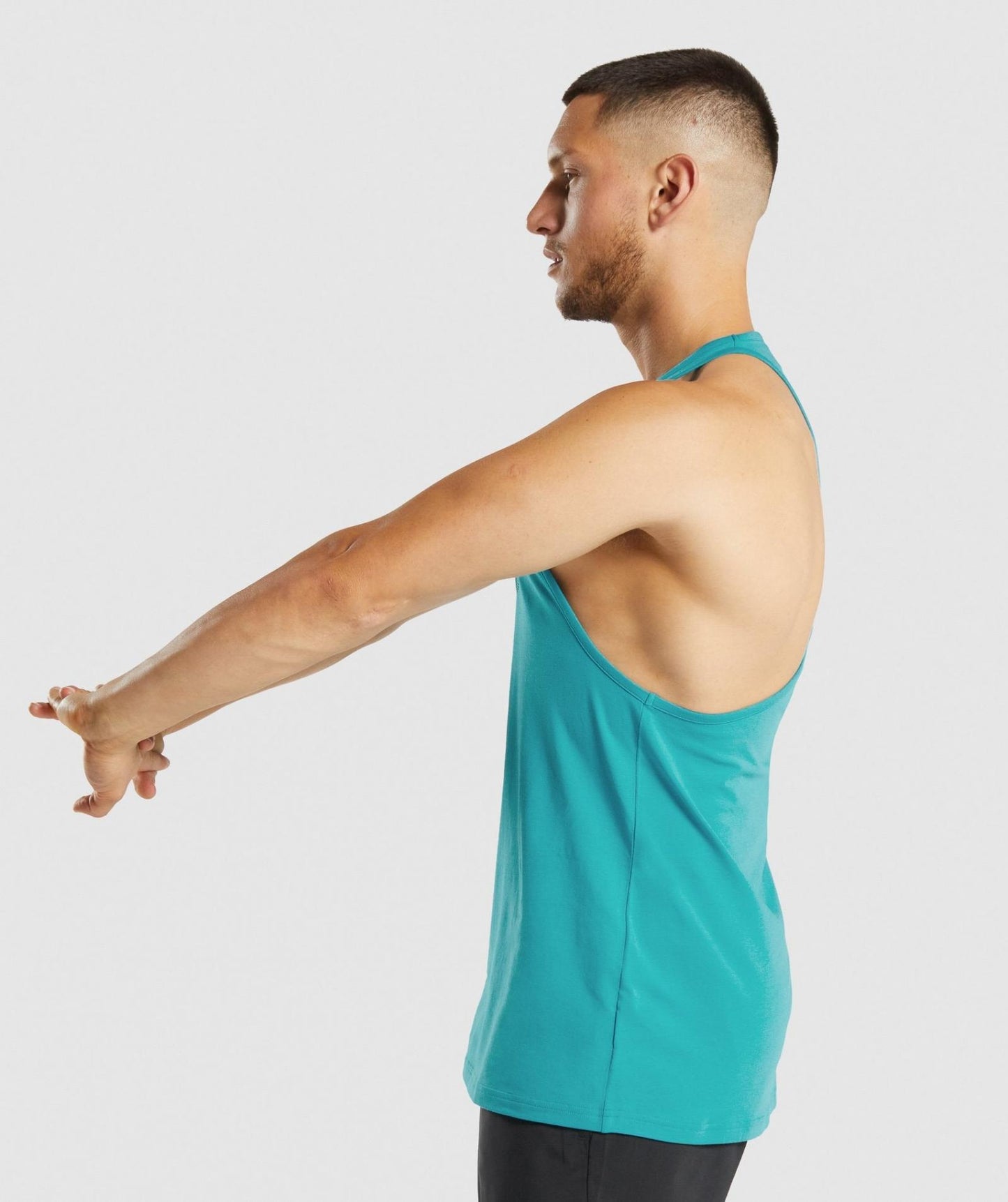 GYMSHARK SHARKHEAD INFILL STRINGER OCEAN BLUE SPORTINĖ PALAIDINĖ