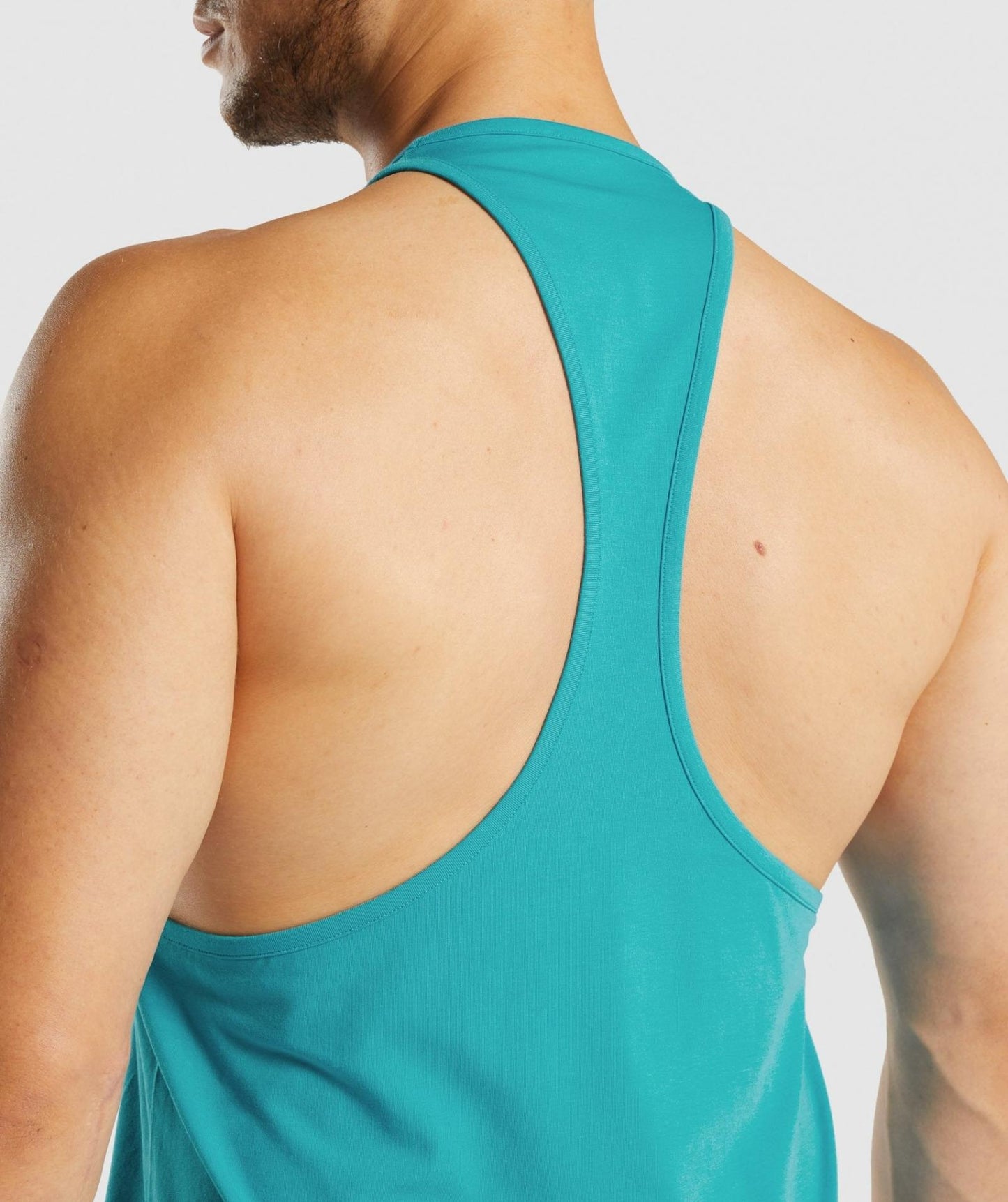 GYMSHARK SHARKHEAD INFILL STRINGER OCEAN BLUE SPORTINĖ PALAIDINĖ