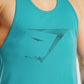 GYMSHARK SHARKHEAD INFILL STRINGER OCEAN BLUE SPORTINĖ PALAIDINĖ