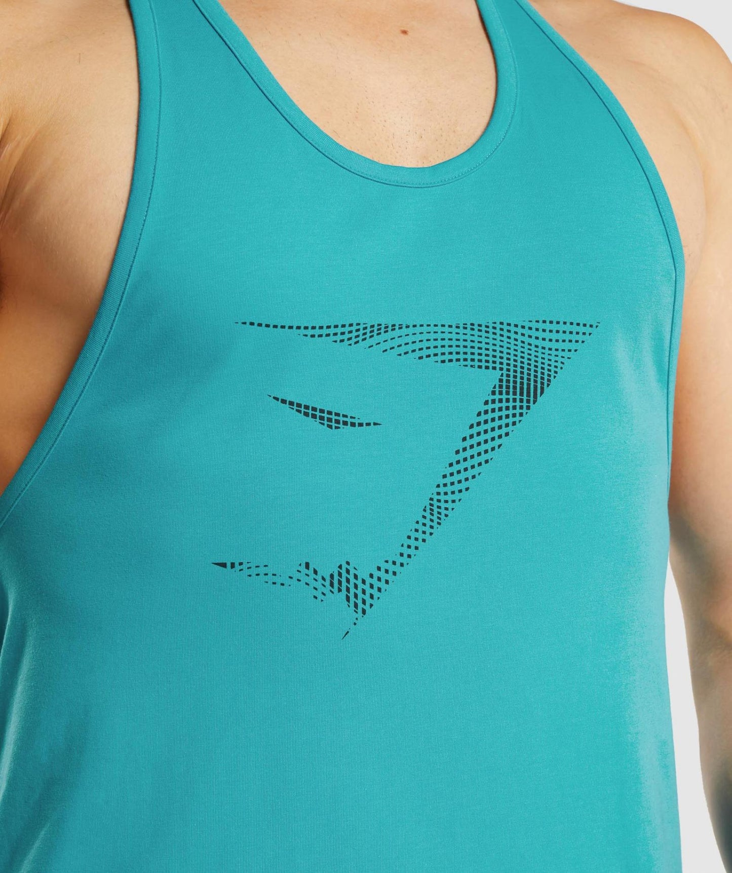 GYMSHARK SHARKHEAD INFILL STRINGER OCEAN BLUE SPORTINĖ PALAIDINĖ