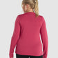 GYMSHARK TRAINING LONG SLEEVE TOP RED SPORTINĖ PALAIDINĖ