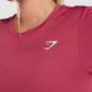 GYMSHARK TRAINING LONG SLEEVE TOP RED SPORTINĖ PALAIDINĖ
