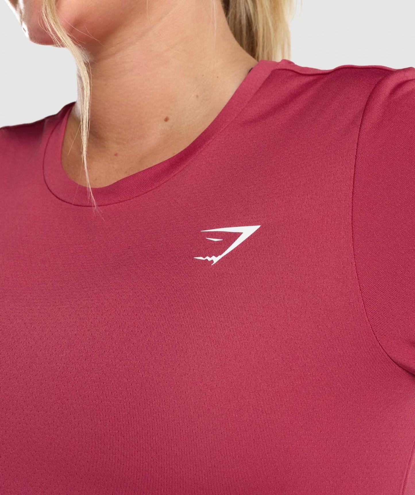 GYMSHARK TRAINING LONG SLEEVE TOP RED SPORTINĖ PALAIDINĖ