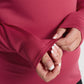 GYMSHARK TRAINING LONG SLEEVE TOP RED SPORTINĖ PALAIDINĖ