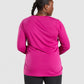 GYMSHARK TRAINING OVERSIZED PINK SPORTINĖ PALAIDINĖ