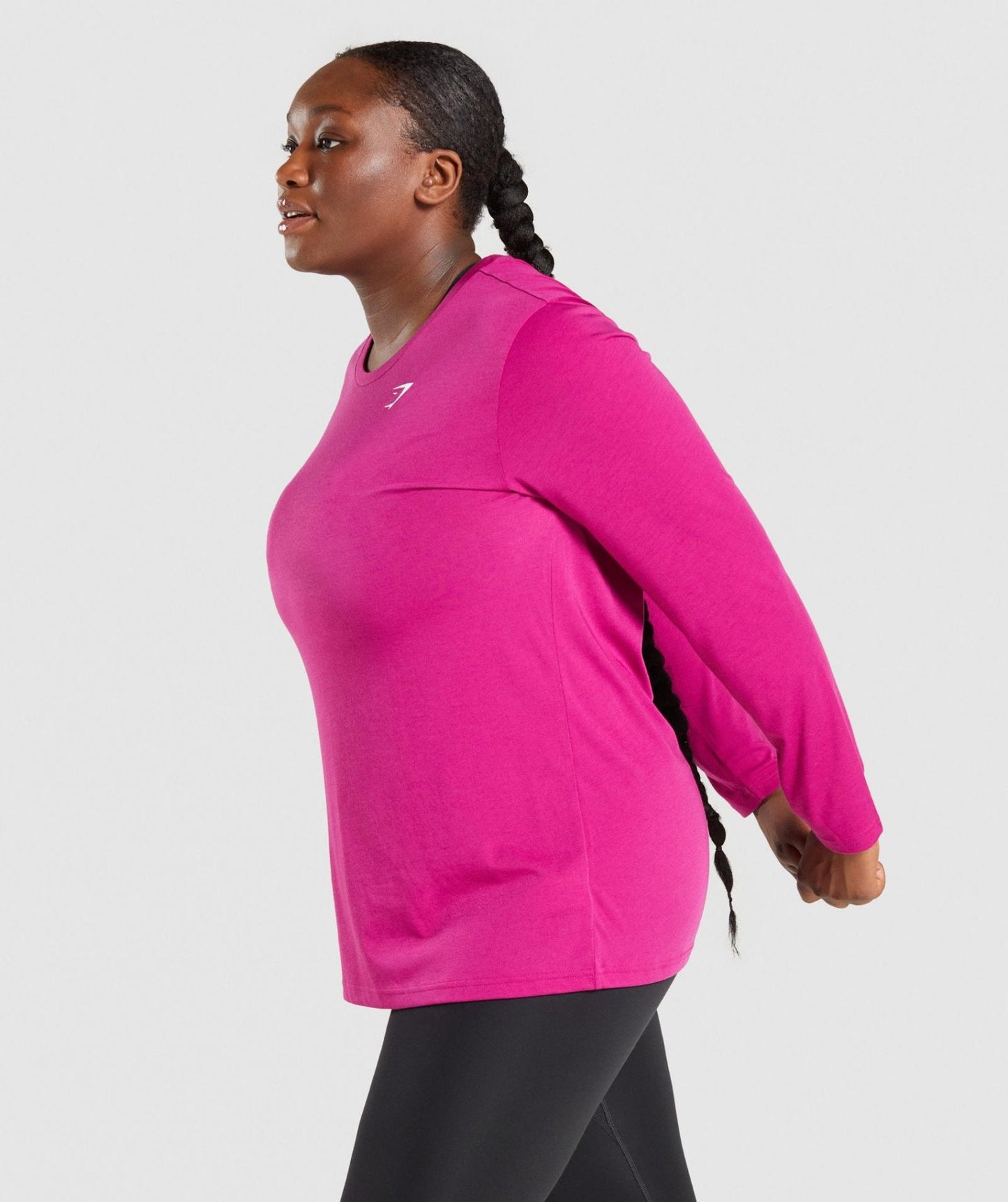 GYMSHARK TRAINING OVERSIZED PINK SPORTINĖ PALAIDINĖ
