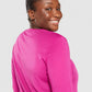 GYMSHARK TRAINING OVERSIZED PINK SPORTINĖ PALAIDINĖ