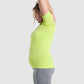 GYMSHARK VITAL SEAMLESS T-SHIRT YELLOW MARL SPORTINĖ PALAIDINĖ