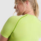 GYMSHARK VITAL SEAMLESS T-SHIRT YELLOW MARL SPORTINĖ PALAIDINĖ
