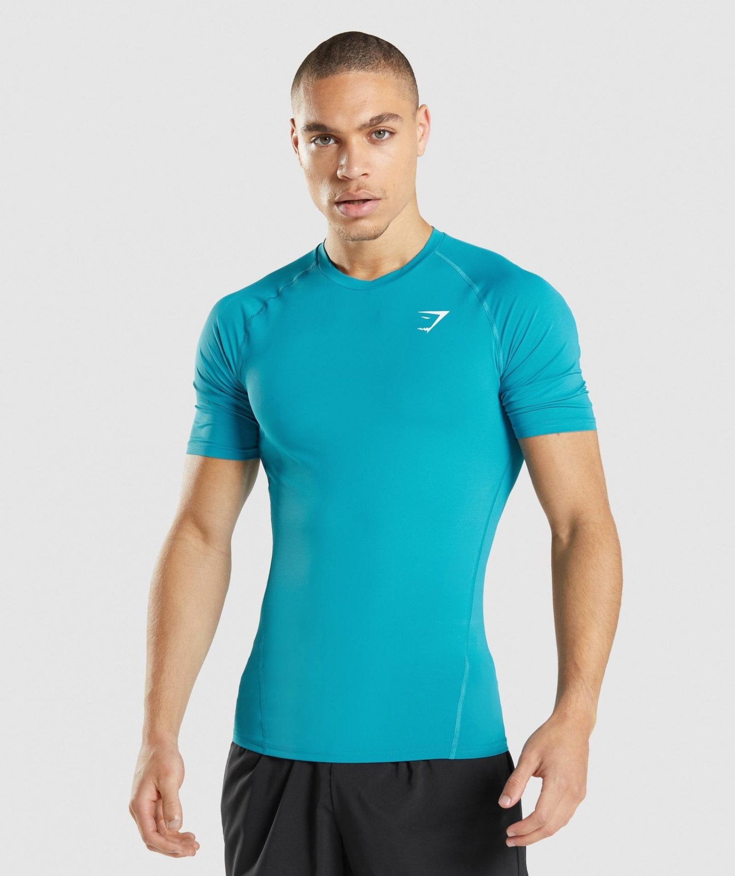 GYMSHARK ELEMENT BASELAYER ELECTRO BLUE SPORTINĖ PALAIDINĖ