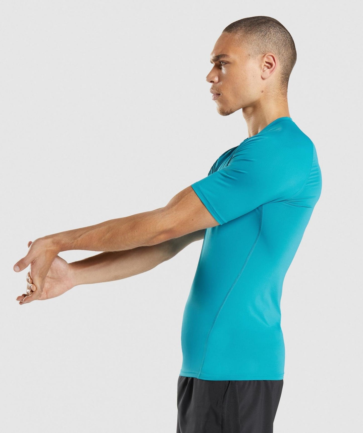 GYMSHARK ELEMENT BASELAYER ELECTRO BLUE SPORTINĖ PALAIDINĖ