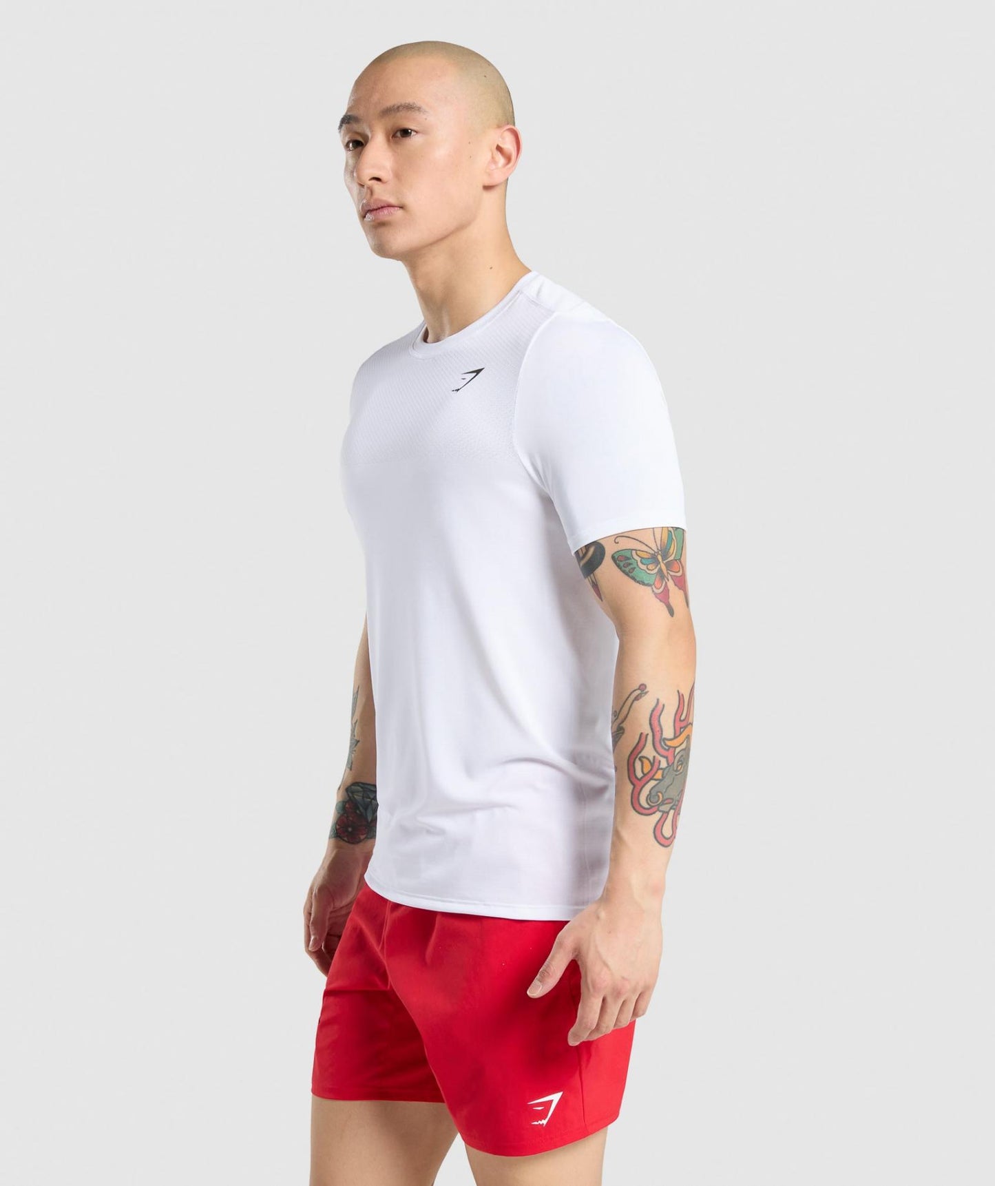 GYMSHARK VITAL WHITE SPORTINĖ PALAIDINĖ