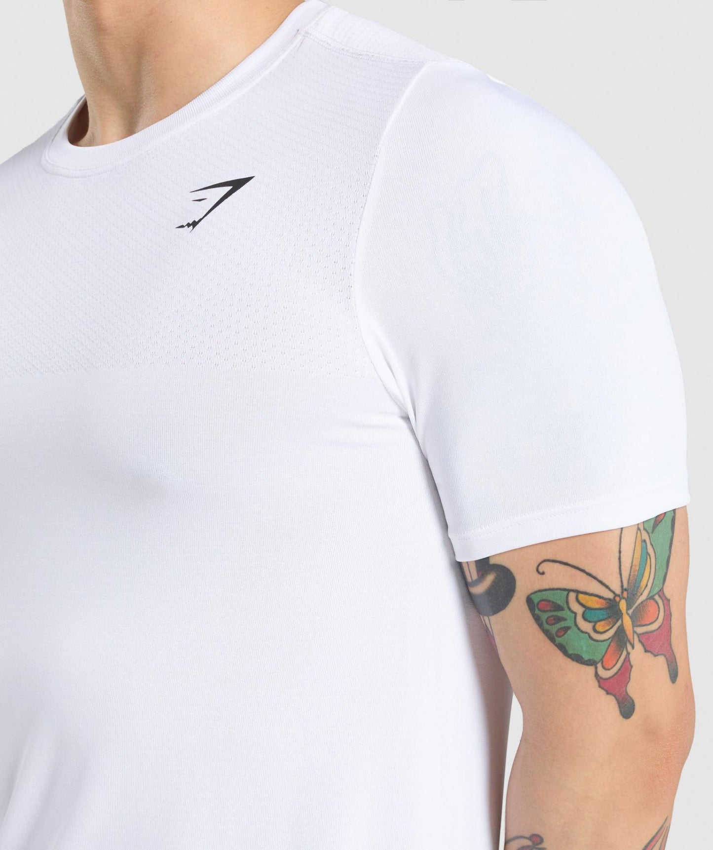 GYMSHARK VITAL WHITE SPORTINĖ PALAIDINĖ