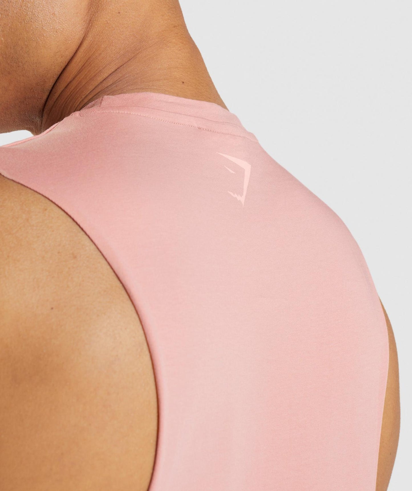 GYMSHARK GSLC DROP ARM TANK BABY PINK SPORTINĖ PALAIDINĖ